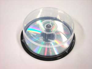 Берём обычный CD - шпиндель на 25 CD